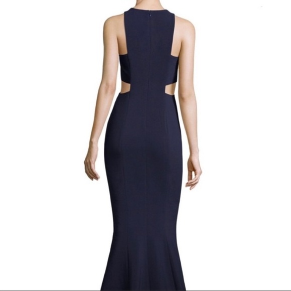 Likely Millbury Gown Navy Blue‎ Cut Out Dress Size 8 - Picture 4 of 8